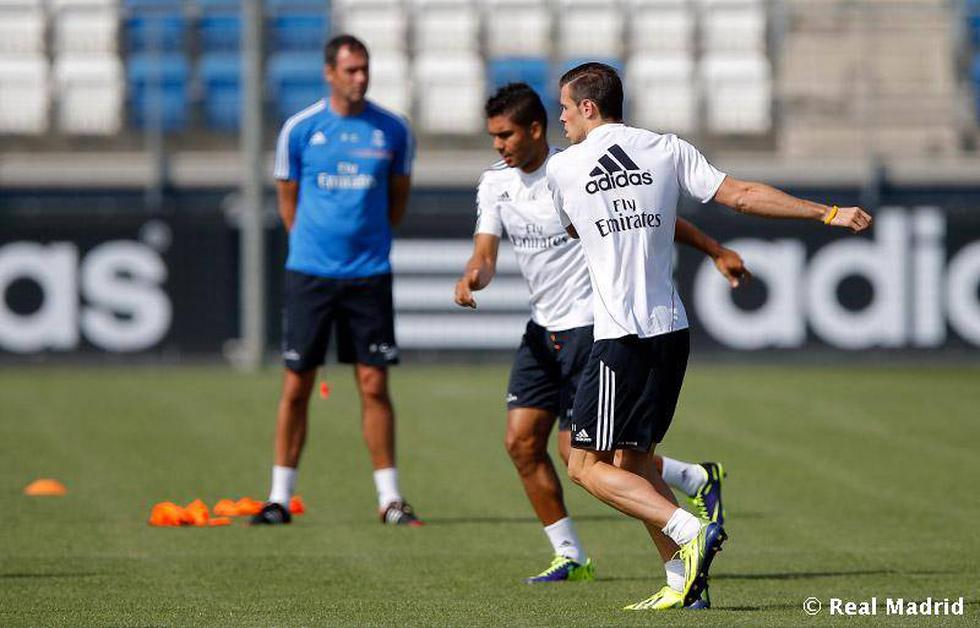 Gareth Bale ya entrena con el Real Madrid previo al derbi [FOTOS]