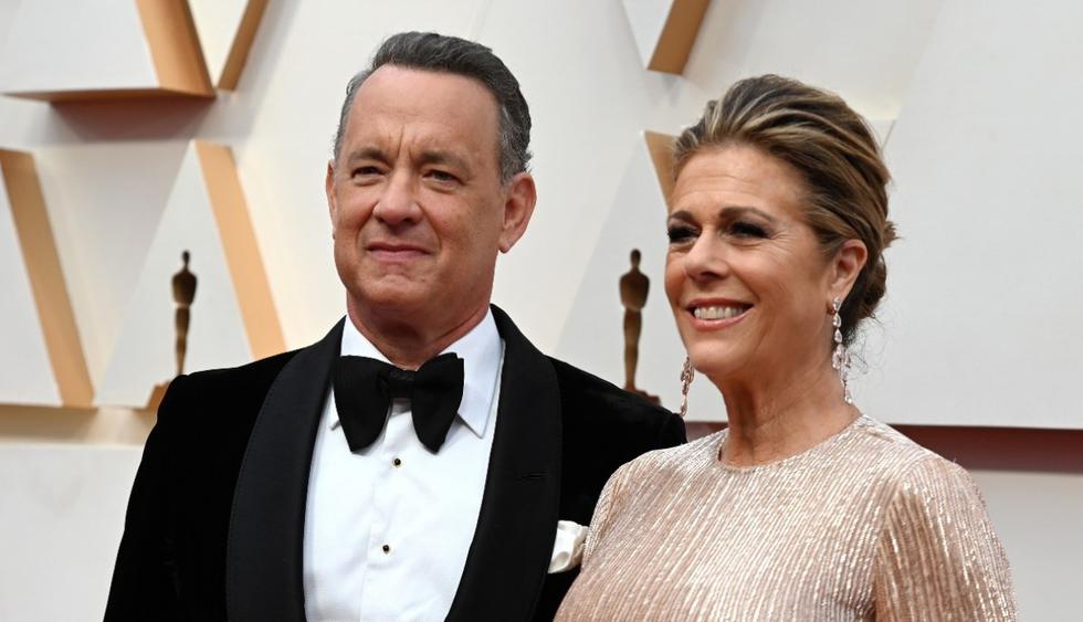 Oscar Tom Hanks y su esposa Rita Wilson están casados desde 1988. (Foto: AFP)