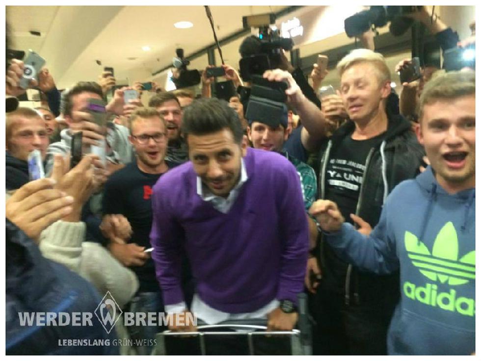 Claudio Pizarro: Así pasó exámenes médicos en el Werder Bremen [FOTOS]