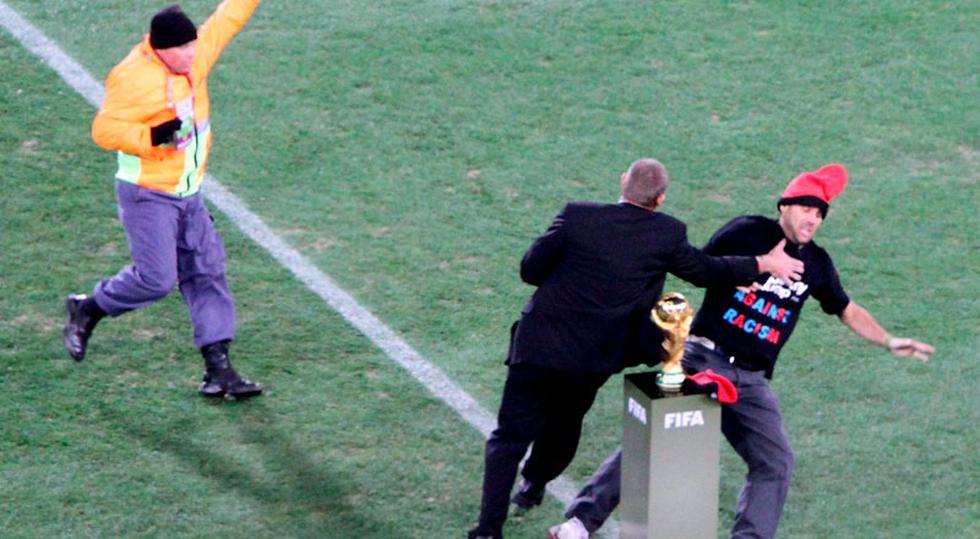 Jimmy Jump casi se lleva la Copa del Mundo antes de tiempo en Sudáfrica