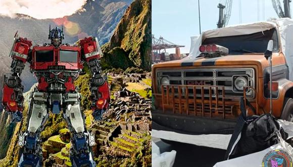Llegan a Perú los primeros vehículos para la filmación de "El Despertar de las Bestias". (Foto: @transformers/Facebook Cybertron21).
