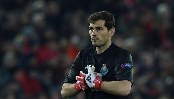 Iker Casillas, sin despedida con el Porto. (Foto: AFP)
