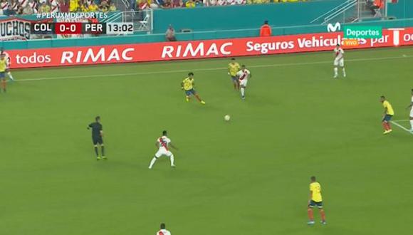 Perú vs. Colombia | Yairo Moreno se vuelve a comer ‘huacha’, esta vez de Tapia | VIDEO