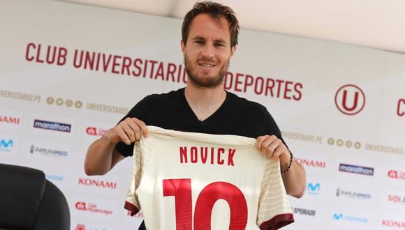Hernán Novick usará la camiseta '10' en Universitario. (Foto: Prensa Universitario)