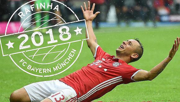 Bayern Múnich renueva con brasileño Rafinha hasta el 2018