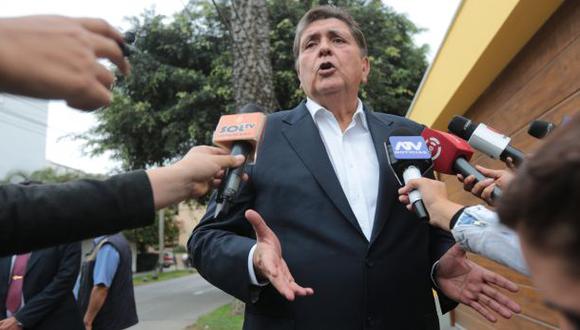 Alan García estaba siendo investigado por presuntos pagos ilícitos que habría recibido de Odebrecht. (Foto: GEC)