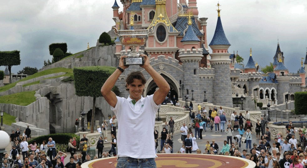 FOTOS: Nadal celebró título del Roland Garros en Disney de París