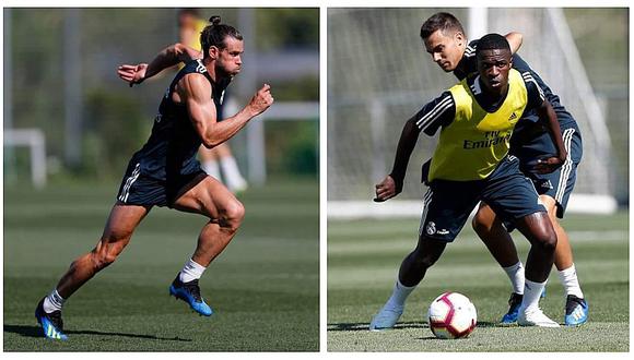 Vinicius Jr. y Bale ilusionan al Real Madrid con golazos en las prácticas