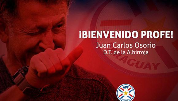 Juan Carlos Osorio fue anunciado como nuevo técnico de Paraguay