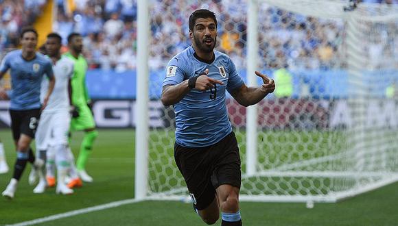 Uruguay venció 1-0 a Arabia Saudita y logró su pase a octavos de final