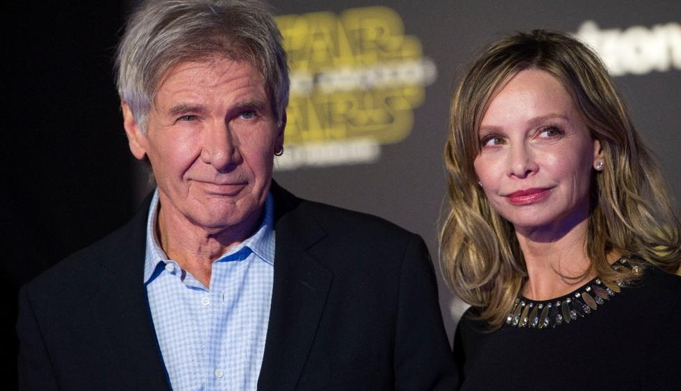 Harrison Ford y Calista Flockhart se casaron en secreto en el año 2010. (Foto: AFP)