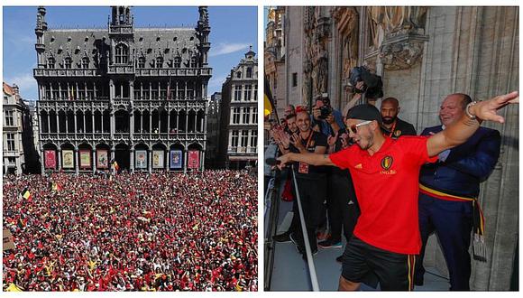 Mira el espectacular recibimiento de la selección de Bélgica [VIDEO]