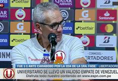 Gregorio Pérez: “En líneas generales buscamos el partido, nuestro equipo fue amplio dominador” | VIDEO