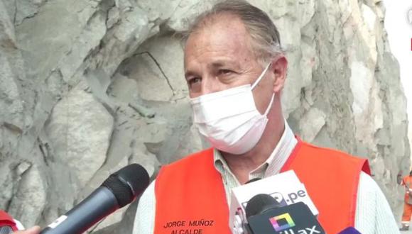 El alcalde Jorge Muñoz dio un primer balance de lo acontecido hasta el momento tras el sismo de 5.6 de magnitud en Lima. (Captura: Municipalidad de Lima)