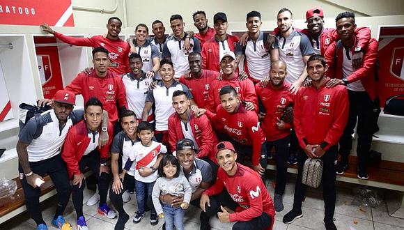 Selección peruana: así celebró en el vestuario triunfo ante Escocia [FOTO]