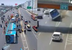 Panamericana Sur: bus ‘El Chino’ choca violentamente contra baranda de contención y deja 15 heridos | VIDEO