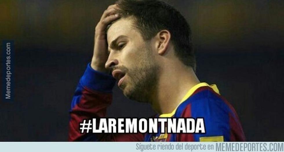 Barcelona: Gerard Piqué fue el centro de los memes tras perder la Supercopa