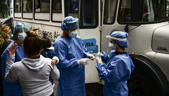 Argentina sumó este miércoles 10.933 contagios nuevos de coronavirus. (Foto: RONALDO SCHEMIDT / AFP)