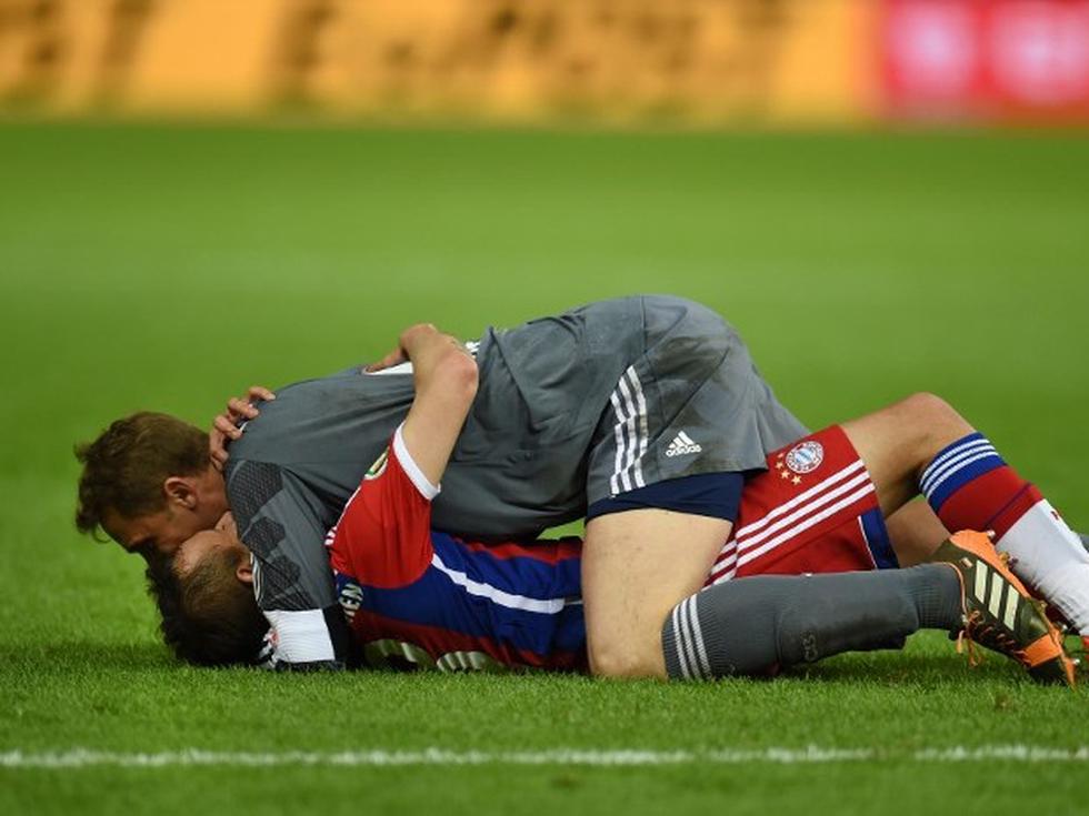 Copa de Alemania: La celebración de Claudio Pizarro y Bayern Munich [FOTOS]