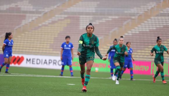 La capitana del elenco de fútbol femenino de Alianza Lima, Alison Reyes, se refirió acerca del encuentro ante Corinthians. Foto: Liga Femenino