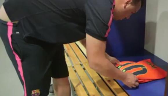 Barcelona: Así preparan la indumentaria Lionel Messi antes de un partido [VIDEO]