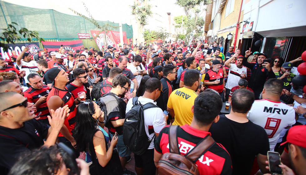 La expectación de los aficionados de Flamengo y River Plate es máxima y crece en intensidad. (Foto: Hugo Curotto / GEC)