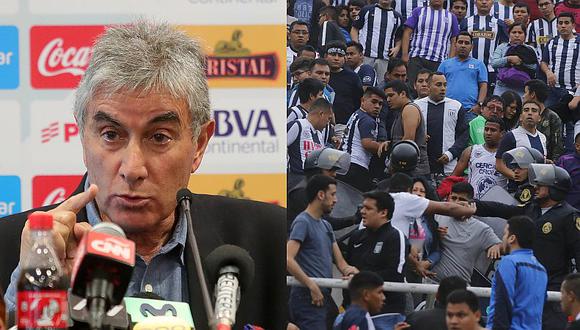 Juan Carlos Oblitas se refirió a la violencia en el fútbol peruano