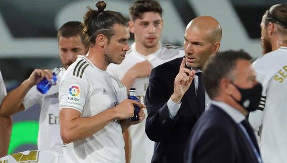 El enojo de Zinedine Zidane por las preguntas relacionadas a la situación de Gareth Bale. (Foto: EFE)