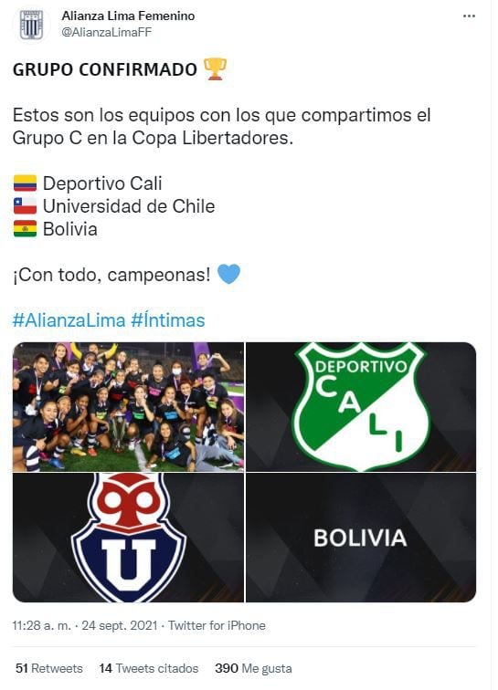 Alianza Lima tiene rivales en la Copa Libertadores Femenina. (Foto: Captura)