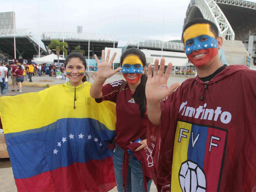Así se vivió la previa del Venezuela vs Perú [FOTOS]