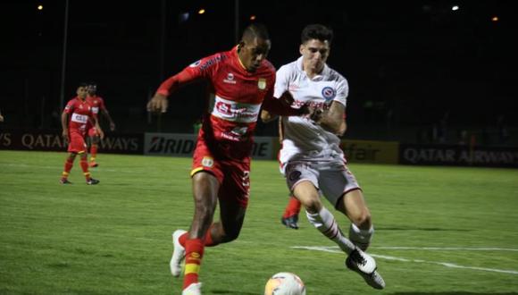 Sport Huancayo igualó 0-0 con Argentinos Juniors y clasificó a la siguiente fase de Copa Sudamericana 2020 (@AAJJOFICIAL)