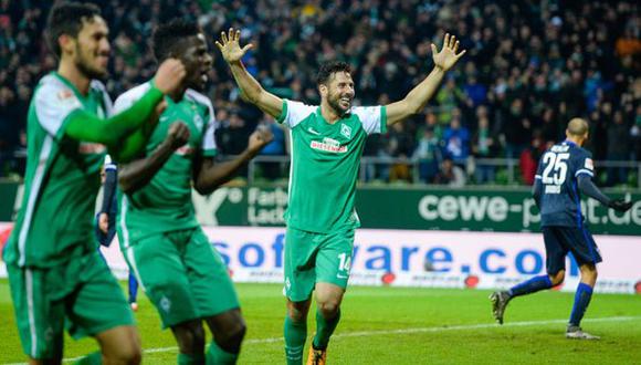 Claudio Pizarro: Werder Bremen cayó 2-0 ante el Ingolstadt [VIDEO]