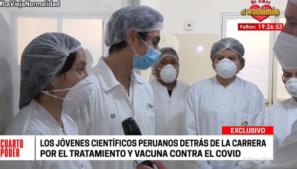 Jóvenes científicos participan en la elaboración de una posible vacuna contra el coronavirus (COVID-19).