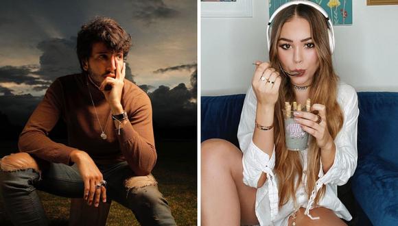 Sebastián Yatra llegó a México y así reaccionó al ser consultado sobre posible romance con Danna Paola. (Instagram: @dannapaola / @sebastianyatra)