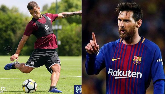Gabriel Costa se comparó con Lionel Messi en conferencia de Colo Colo