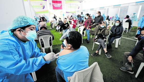 El presidente Pedro Castillo anunció que continuará con las vacunatones. (Fotos: Cesar Campos / @photo.gec)