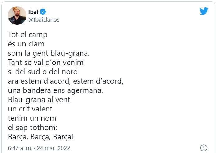 Ibai Llanos, hincha confeso de Real Madrid, acusó a Gerard Pirqué de quitarle el celular para publicar el himno de Barcelona.