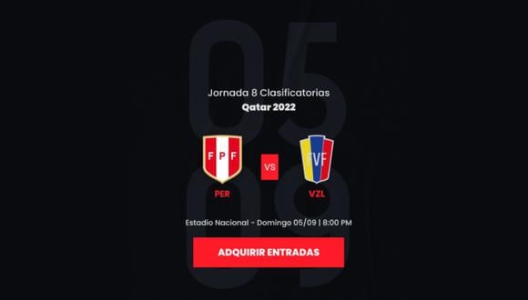 Este domingo 5 de setiembre, la selección peruana enfrenta a la ‘Vinotinto’ desde las 8:00 p.m. y contará con el apoyo de los hinchas en el Estadio Nacional. Conoce aquí todos los detalles.