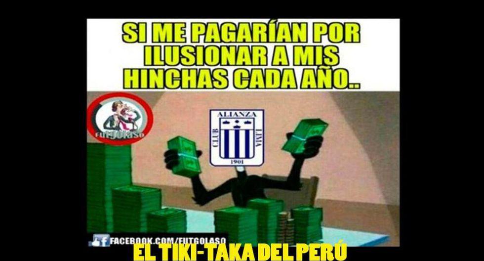 Alianza Lima vs. Binacional: los mejores memes. (Facebook)
