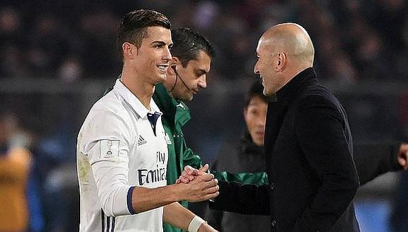 Zinedine Zidane: "Cristiano Ronaldo es de otra galaxia"