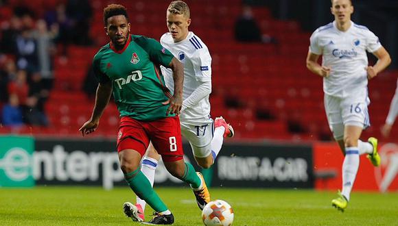 Europa League: Lokomotiv con Farfán de titular empató ante Copenhague