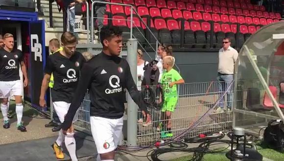 Selección peruana: Renato Tapia jugó con la reserva de Feyenoord