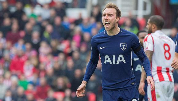 Rusia 2018: Eriksen, rival de Perú en el Mundial anotó doblete en la Premier