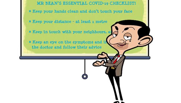 Mister Bean se alía con OMS para pedir que población siga alerta ante COVID-19. (Foto: Captura de video)
