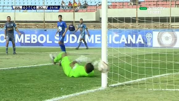 Sporting Cristal vs. Zulia EN VIVO | Cristian Palacios estuvo a centímetros de marcar un golazo | VIDEO