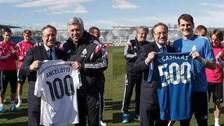 Real Madrid rinde homenaje a Carlo Ancelotti e Iker Casillas [FOTOS]