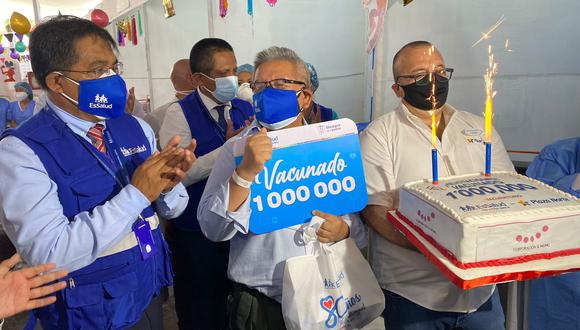 Vacunatorio Plaza Norte de EsSalud alcanza el millón de vacunados contra el COVID-19 (Foto: Essalud)
