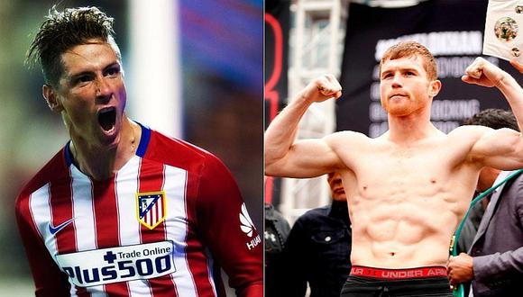 Fernando Torres tuvo un gran gesto con el boxeador 'Canelo' Álvarez
