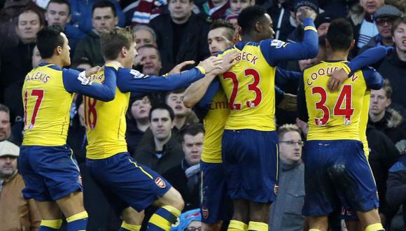 Arsenal venció al West Ham y ya está cuarto en la Premier League [VIDEO]