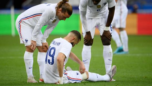 Karim Benzema se perderá sesiones de entrenamientos con Francia. (Foto: AFP)